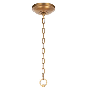 Cobra Chandelier Small (Natural Brass)