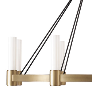 Dixon Chandelier (Natural Brass)