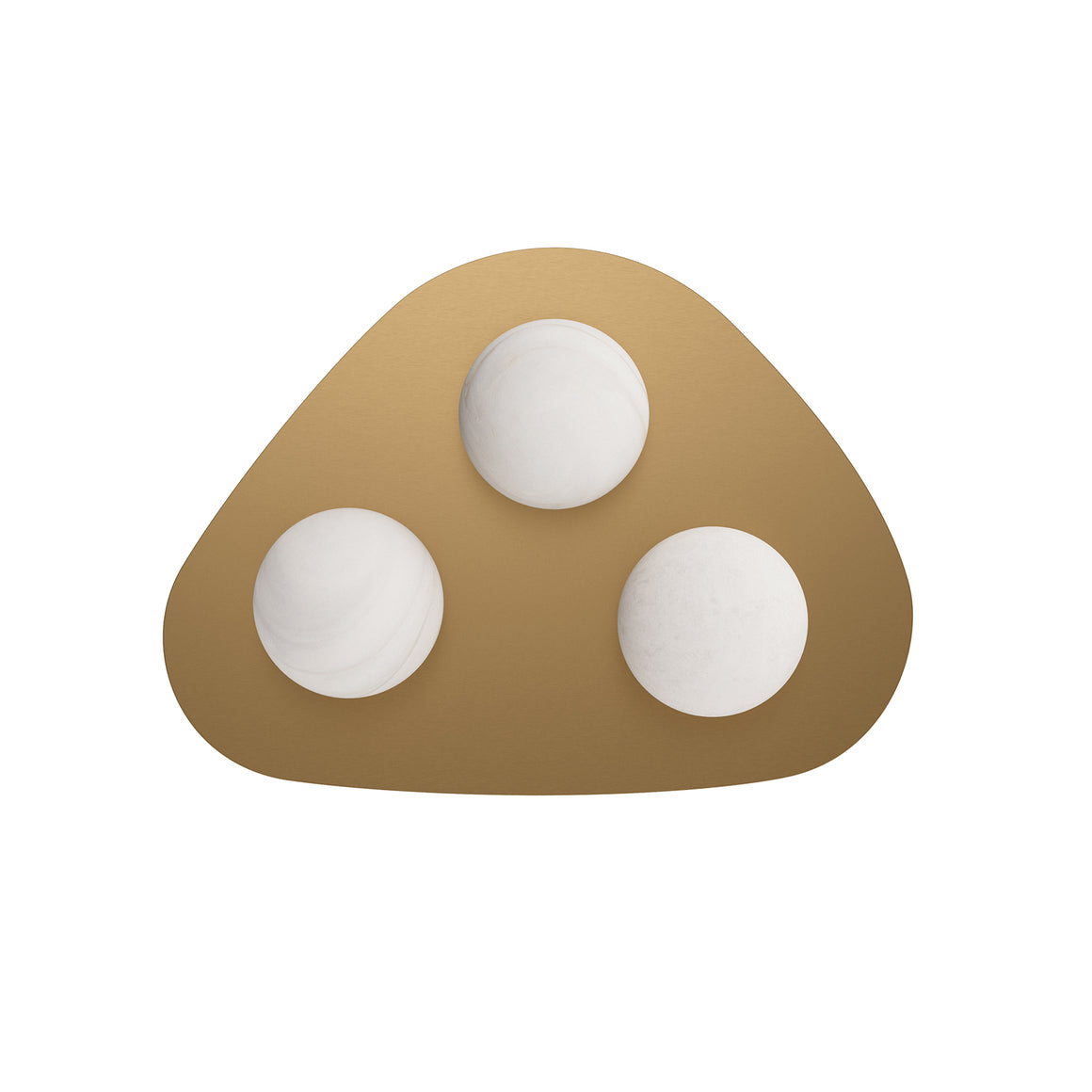 Rhoads Flush Mount (Natural Brass)