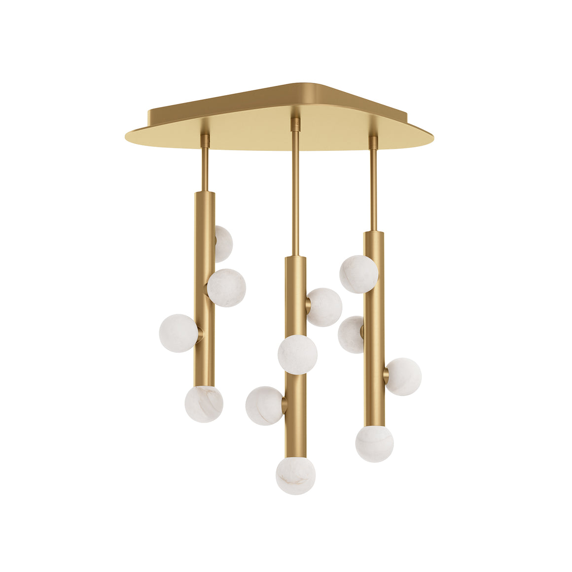 Rhoads Chandelier (Natural Brass)