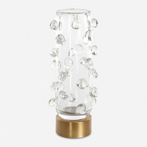 Uttermost Aura Clear Glass Vase