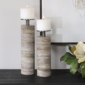 Uttermost Shadowstone Candleholders Set/2