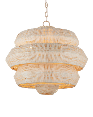 Antibes Small White Chandelier