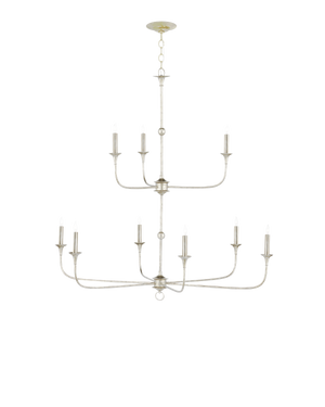 Nottaway Two-Tier Champagne Chandelier