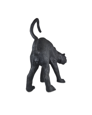 Standing Black Panther Bronze