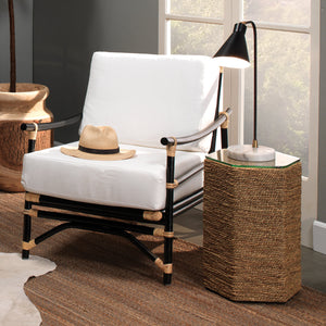 Chronicle Marble Task Lamp with Iron Shade