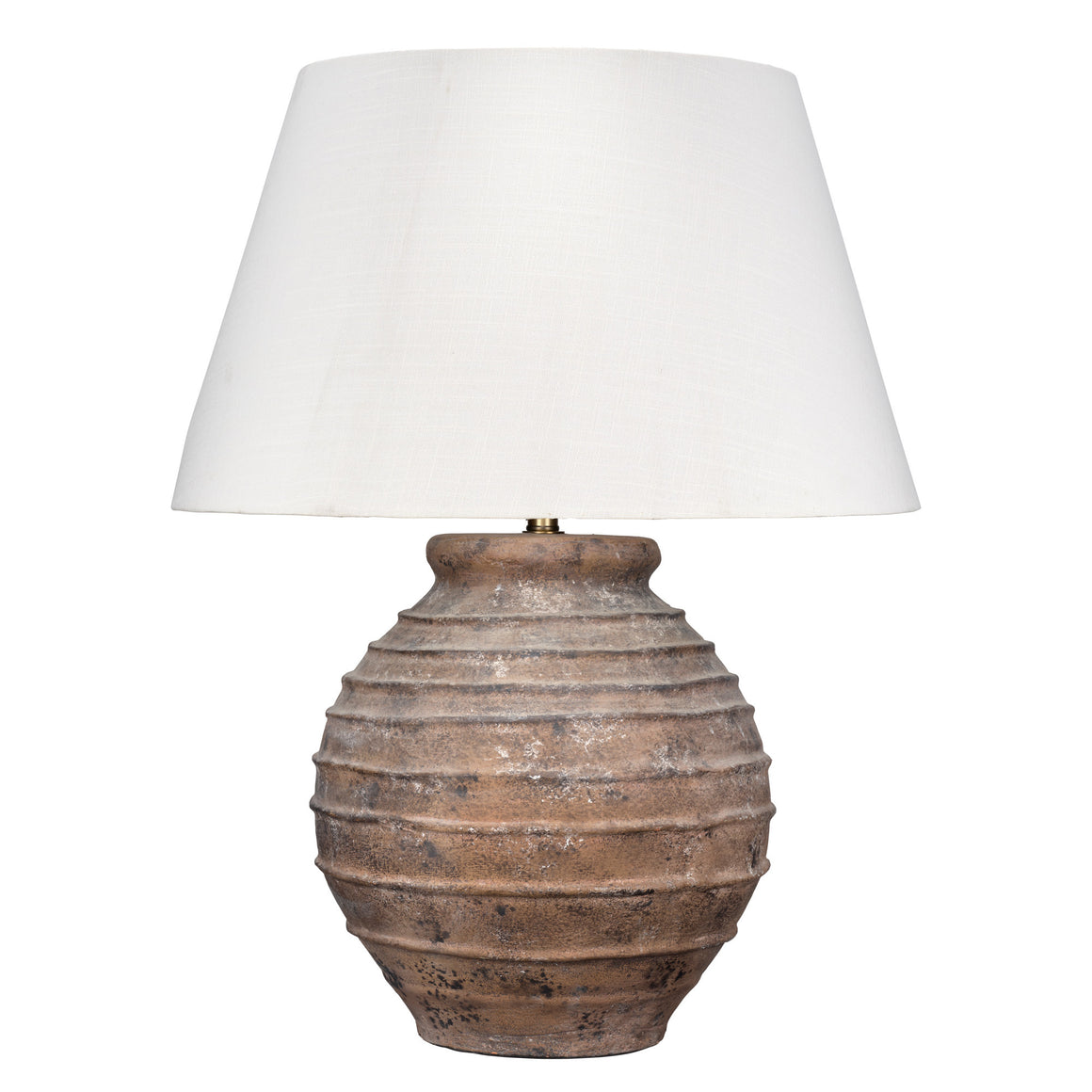 Cinder Table Lamp, Rusted Brown