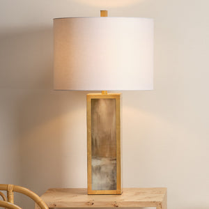 Cloudscape Table Lamp with Linen Shade