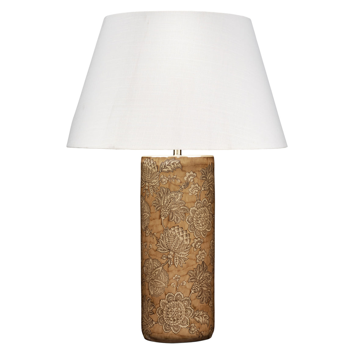 Etta Table Lamp, Caramel Brown