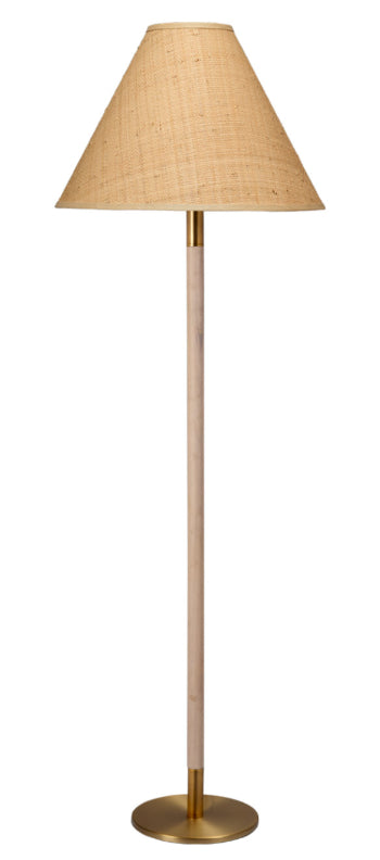 Morgana Metal and Wood Floor Lamp