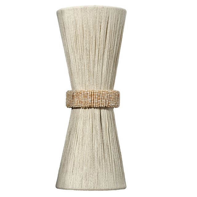 Corset 2-Light Wall Sconce, Off-White