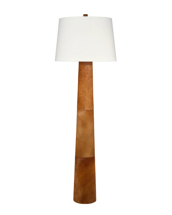 Robertson Floor Lamp, Saddle Brown Hide