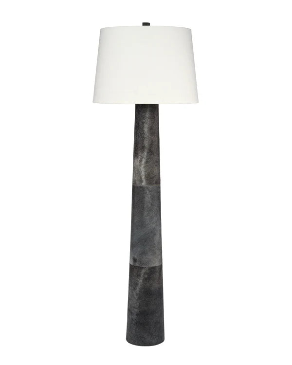 Robertson Floor Lamp, Slate Hide
