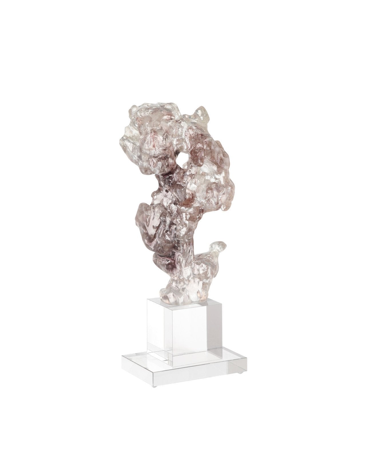 Faux Rock Crystal Medium Sculpture
