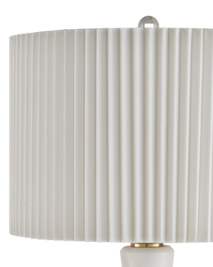 Edelmar White Table Lamp