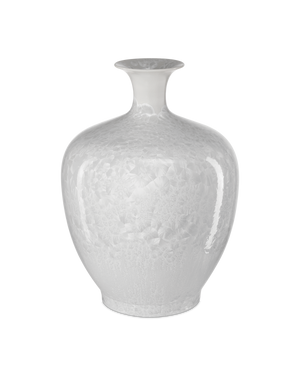 Crystalline White Vase