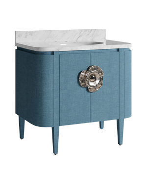 Briallen 36" Blue Vanity with Oval Undermount Sink