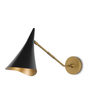 Library Brass Wall Sconce