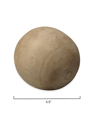 Malibu Wood Balls in Natural Wood (set of 3)