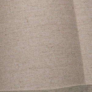 Scalloped 100% Natural Linen Shade, Small