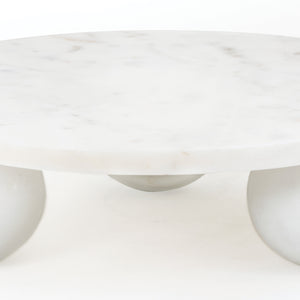 Marlow Marble Plate Large (White)