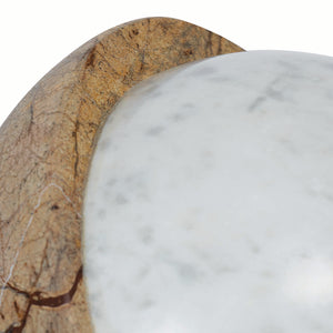 Flint Marble Accessory (Forest Brown and White)