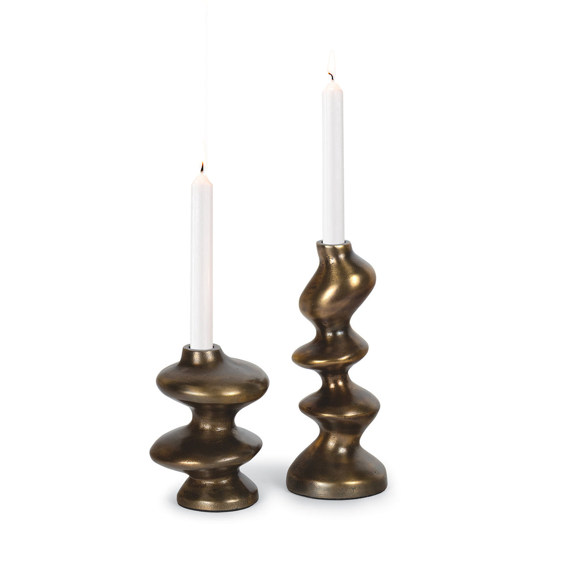 Blobby Candle Set (Brass)