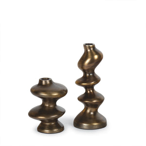 Blobby Candle Set (Brass)