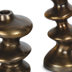 Blobby Candle Set (Brass)