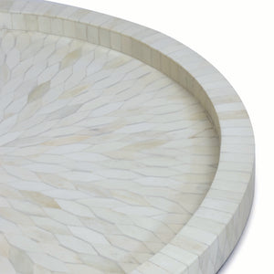 Jullian Bone Tray Small (White)