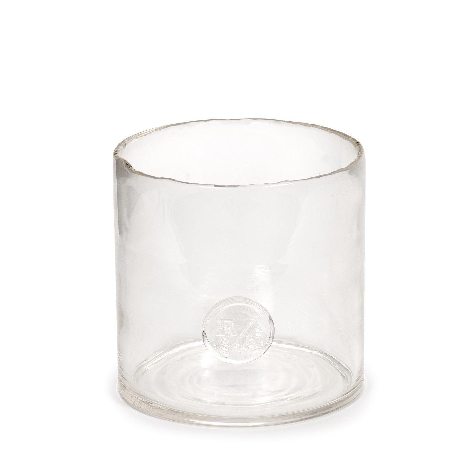Monogram Glass Votive Large (Clear)