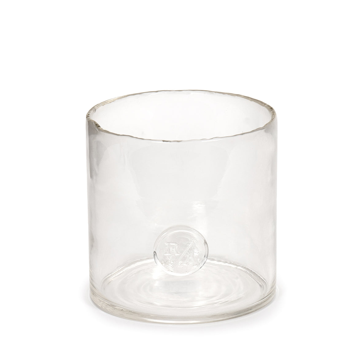 Monogram Glass Votive Large (Clear)