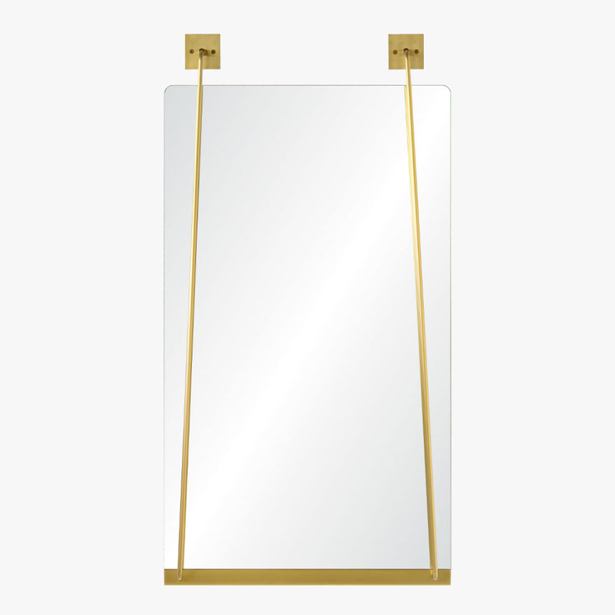 Brushed Brass Swinged Bottom Mirror