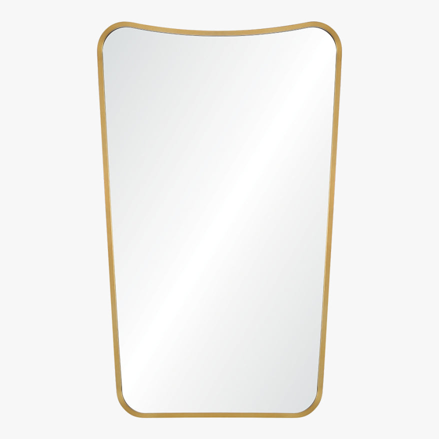 Black Bowed Top Nickel Mirror