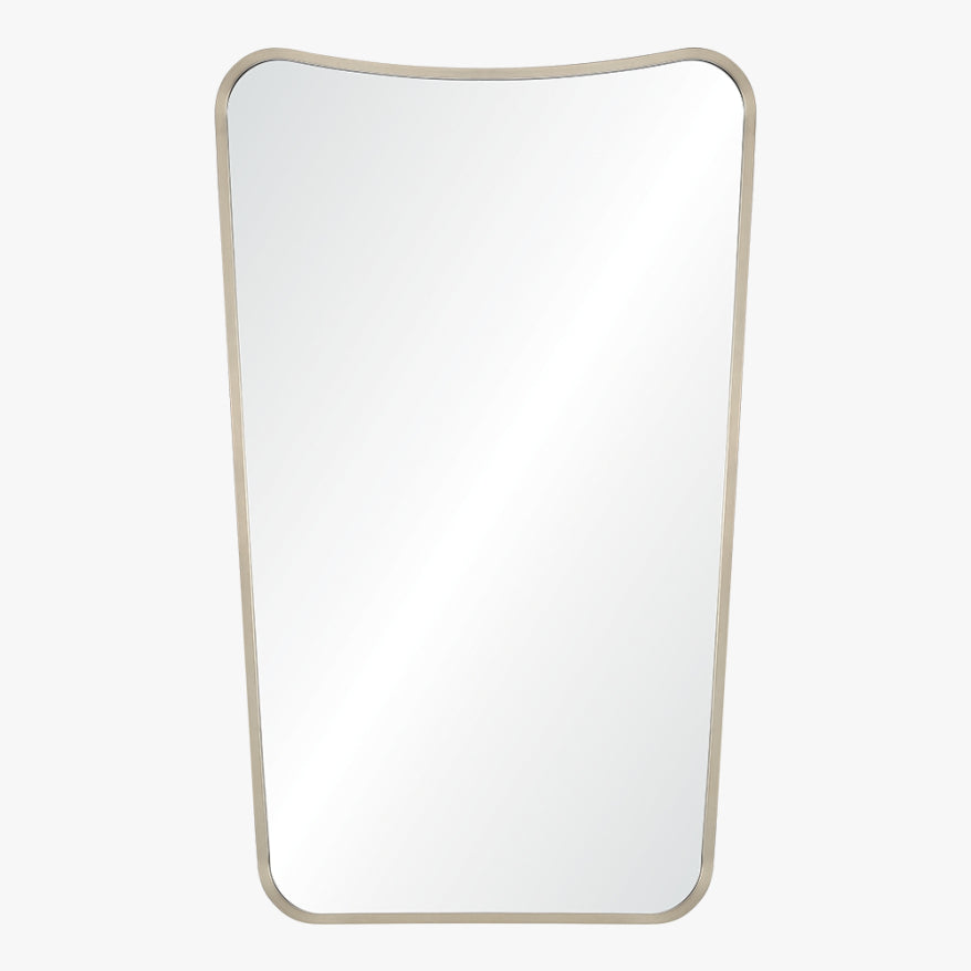 Black Bowed Top Nickel Mirror