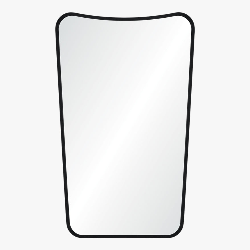 Black Bowed Top Nickel Mirror