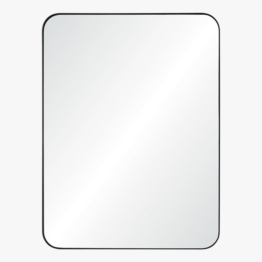 Bronze Rounded Corner Clean Line Mirror