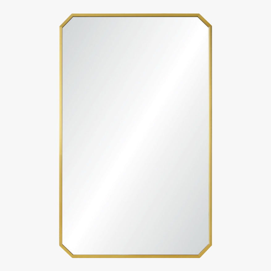 Brushed Brass Mirror