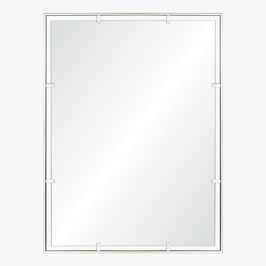 Polished Stainless Steel 6 Tab Mirror