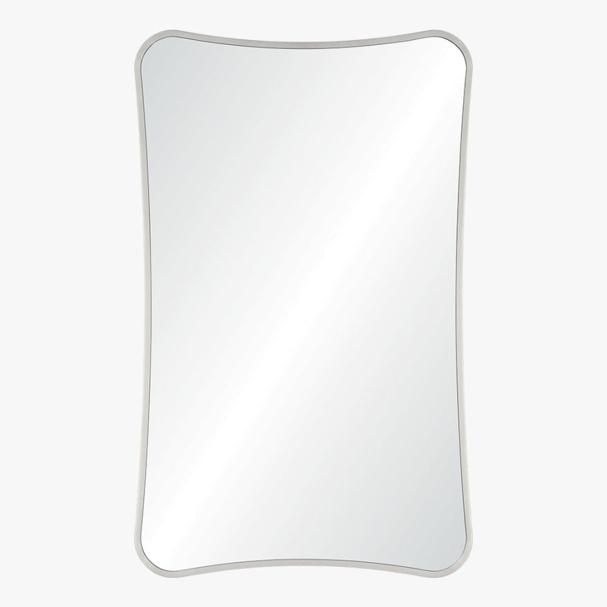 Satin Nickel Swayed Mirror