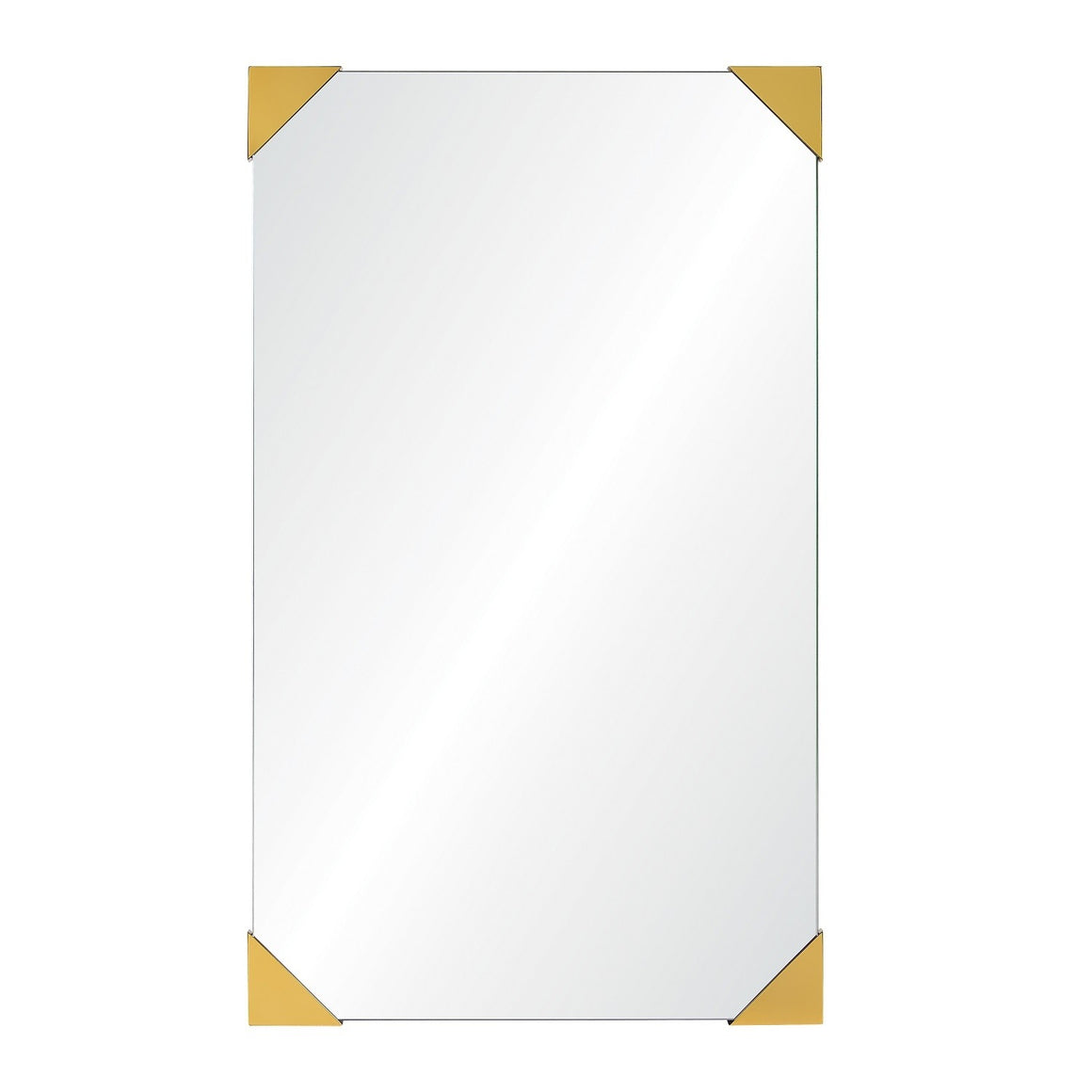 Burnished Brushed Rectangle Mirror