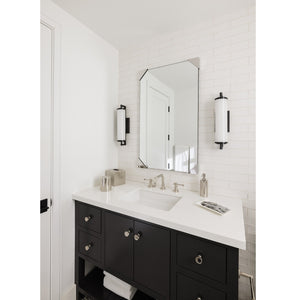 Burnished Brushed Rectangle Mirror