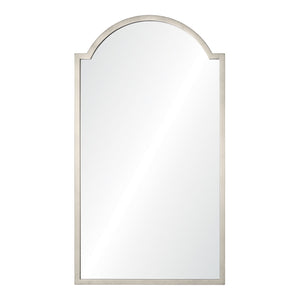 Distressed Silver Leaf Hand Welded Mirror