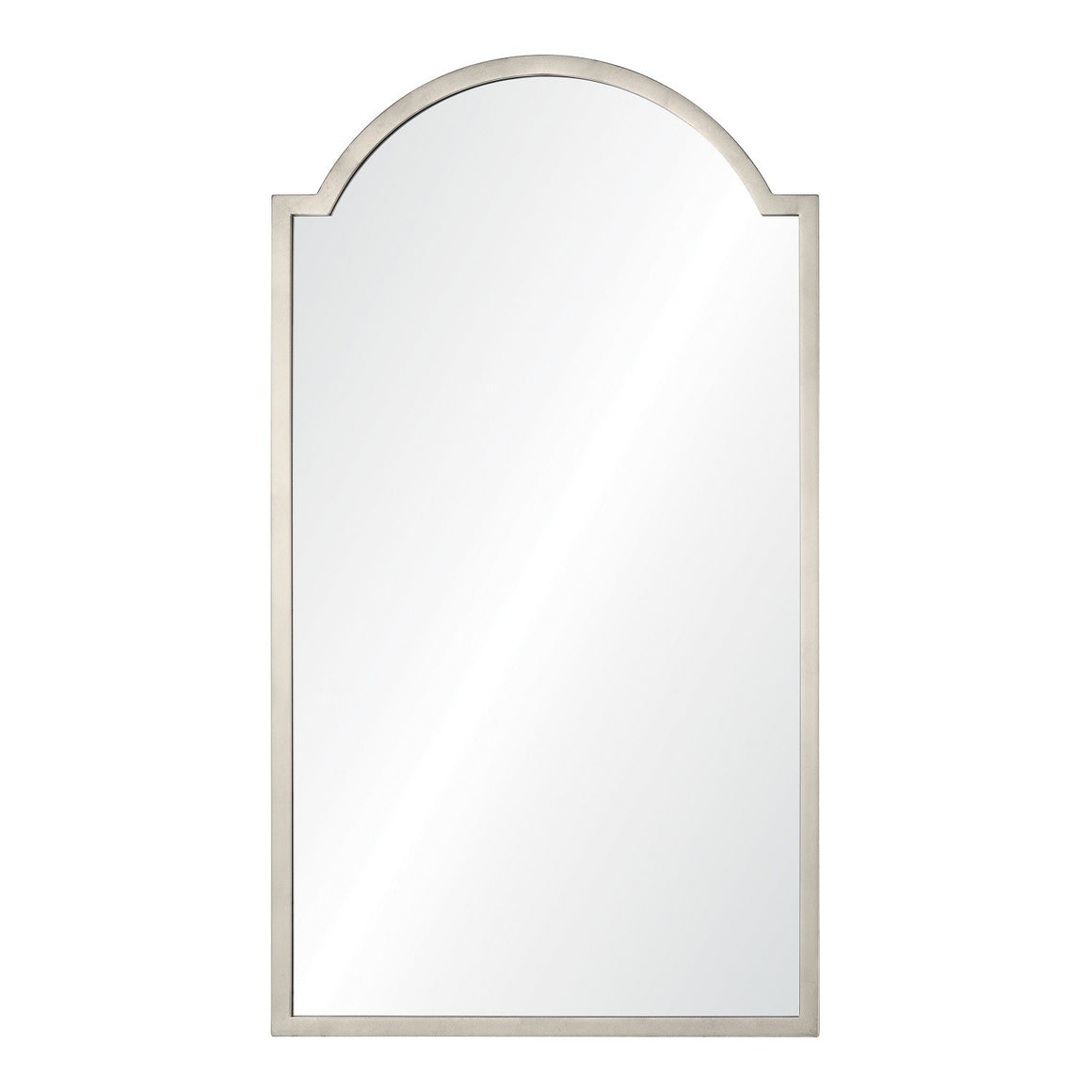 Distressed Silver Leaf Hand Welded Mirror