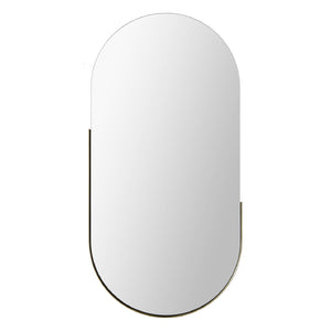 Satin Brass Polished Stainless Hand Welded Steel Mirror