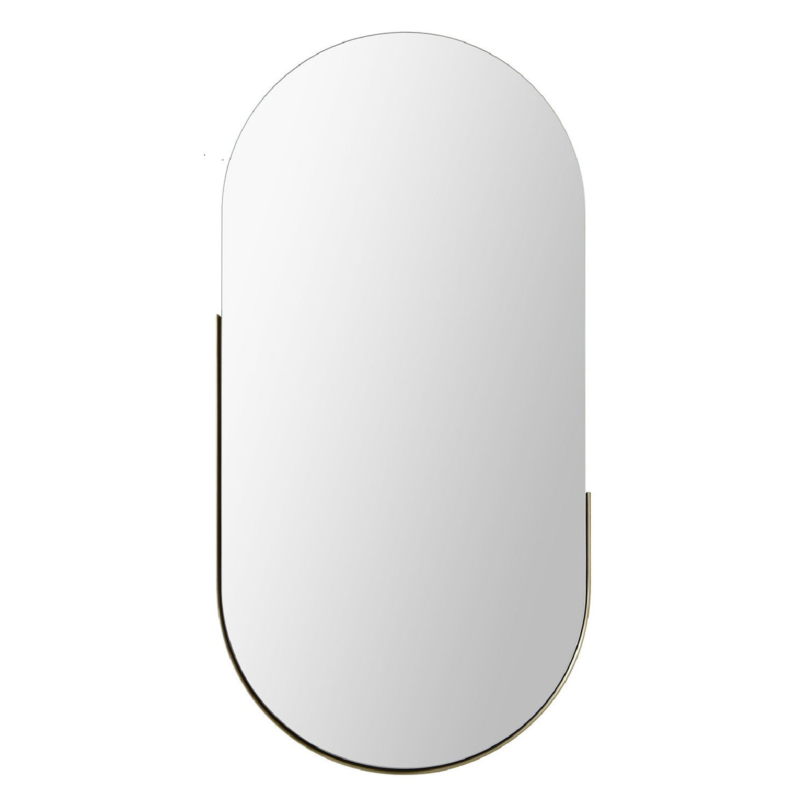 Satin Brass Polished Stainless Hand Welded Steel Mirror
