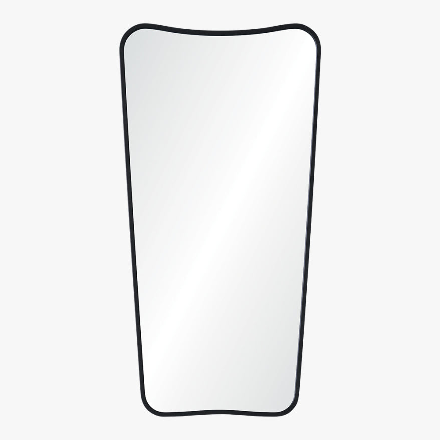 Black Bowed Top Nickel Mirror
