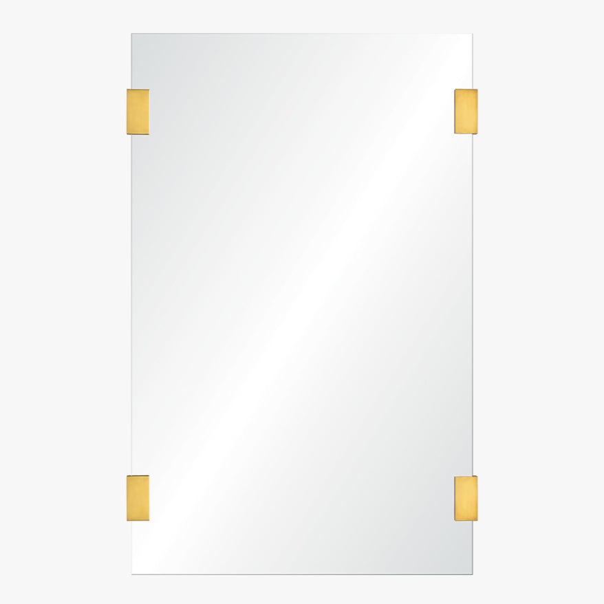 Brushed Brass Mirror