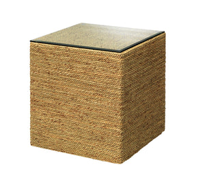 Captain Seagrass Square Side Table