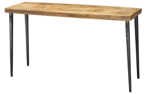 Farmhouse Wood Console Table, Natural